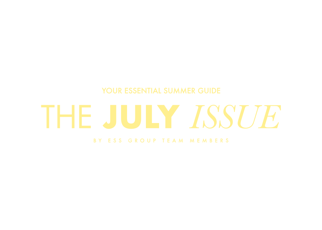 the july issue logo yellow